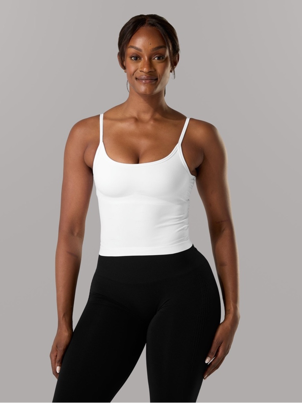 Alphalete Push Tank White Ribbed
Cropped Cami